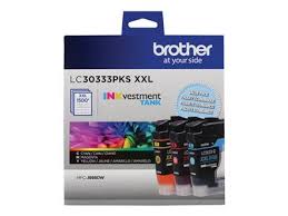 Brother Lc 30333pks 3 Pack Super High Yield Yellow Cyan Magenta Original Ink Cartridge