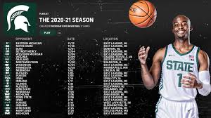 Последние твиты от michigan state basketball (@msu_basketball). Men S Basketball Schedule For 2020 21 Season Announced Michigan State University Athletics