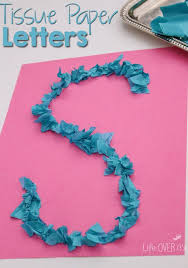 Use Your Scrap Tissue Paper For These Learning Activities Pre Writing Activities Letter A Crafts Preschool Activities