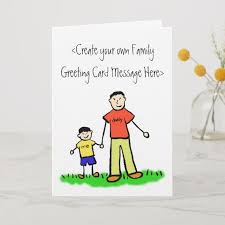 Birthday Card For Father From Son Daddy S Boy Father And Son Custom Greeting Card Zazzle Com Happy Fathers Day Greetings Father S Day Greeting Cards Father S Day Printable