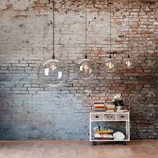 Its paired with a stunning oversized, gigantic, mega edison bulb. Clear Glass Globe Pendant Ceiling Light Hereford Industrial Modern Designer Contemporary Retro Style