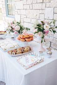Brunching In Head To Toe White Brunch Decor Baby Shower Brunch Brunch Table