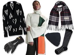 Wool accessories styled with cozy winter outfits
