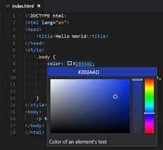 Html Programming With Visual Studio Code