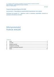 Procedurile pot fi anevoioase și complicate, tocmai de aceea considerăm necesar un ghid complet cu informații corecte. Anexa1 5 Plan De Afaceri Consultanta Fonduri Europene