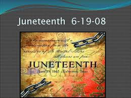 The people of texas are informed that, in accordance with a proclamation from the executive of the united states, all slaves. Juneteenth Ppt Download