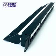 Add your comment to this page. Patch Panel 24 Ports Rj45 Cat6 Utp Unshieldd Krone 110 Back Bar For Cable Leads Braun Group Pp24utp6 Patch Panel 24 Ports Rj45 Black Utp Cat 6