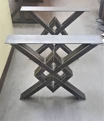 Diamant Double Unique Table A Manger Les Jambes Modele Mesa De Aco Moveis Artesanal Moveis Estilo Industrial