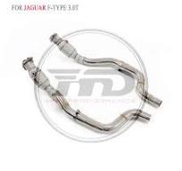 HMD Exhaust System High Flow Performance Downpipe for Jaguar F-type 3.0T  With Heat Shield Racing Pipe - AliExpress 34