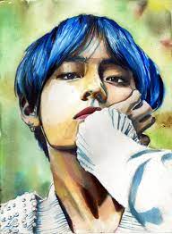 Any information you publish in a comment, profile, work, or content that you post or import onto ao3 including in summaries, notes and tags, will be accessible . Blue Taehyung An Art Print By Viyanca Commissions Open Kpop Drawings Potrait Painting Taehyung S Art