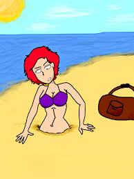 a bad day at the beach by frydamud on