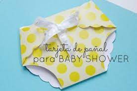 Paso A Paso Invitacion Para Baby Shower Baby Cards Card Layout Baby Shower