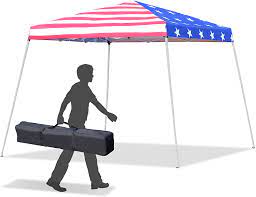 Easy checkout and fast shipping on your usa flag, state flag, international flag, and more! Amazon Com Outsunny 10 X 10 Outdoor Canopy Pop Up Event Tent With Slanted Legs For Events Weddings Parties American Flag Garden Outdoor