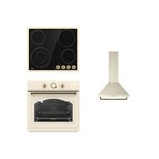 Pachet Gorenje Cuptor Bo7732cli Plita Electrica Ec642cli Hota Dk63cli Il Classico Retro Bej Electronic Products Phone Electronics