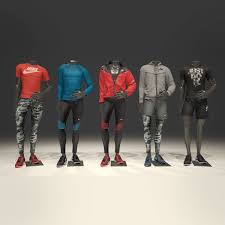 Male Mannequin Nike Pack 1 3d Model In 2020 Marvelous Designer 3d Model Model