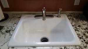 hole single bowl drop in kitchen sink