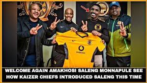 WELCOME AGAIN AMAKHOSI SALENG MONNAPULE SEE HOW KAIZER CHIEFS INTRODUCED  SALENG THIS TIME - YouTube