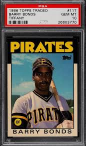 Since this entry was published on feb. Barry Bonds Rookie Card Best 3 Cards Checklist And Buyers Guide