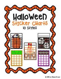 halloween sticker charts 10 colorful styles