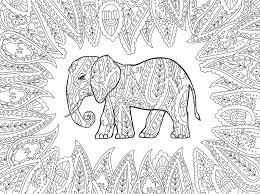 It can be printed on 8.5 x 11 inch paper size. Coloring Page With Doodle Style Elephant In Zentangle Inspired Style Stock Vector Illustration Of Graphic Africa 151474770