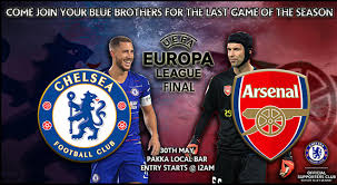 These are two flawed sides, which perhaps explains why they're contesting the europa league final this season rather than some of the bigger games they've taken part in in the past. Europa League Final Live Screening Chelsea V Arsenal Bayside Blues Official Mumbai Screening