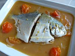 Resepi Nennie Khuzaifah Masak Rebus Ikan Bawal Emas Cooking Food Curry