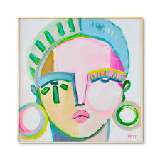 Happy Beach Umbrellas by Abbey Mueller Painted Art Prints