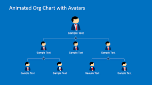 animated org chart powerpoint template