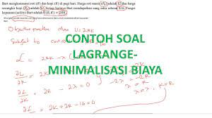 2.1 contoh soal interpolasi lagrange diturunkan dari persamaan newton. Contoh Soal Lagrange 2 Maksimalisasi Utilitas Youtube