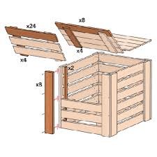 Whether you've been meaning to build one for a long time or very recently got the four pieces of 2 x 2s or 4 x9s lumber, cut to 3' lengths. Building A Compost Bin In 5 Steps This Old House