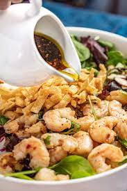 Sprinkle shrimp with red pepper. Easy Thai Shrimp Salad