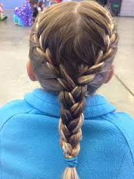 Two French Braids Into One Braid Braided Hairstyles Updo Two French Braids Hair Styles