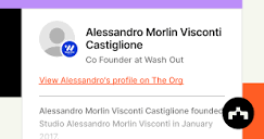 Alessandro Morlin Visconti Castiglione - Co Founder at Wash Out ...