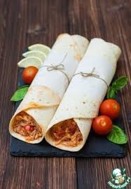 шаурма с курицей в домашних условиях рецепт с фото Burrito S Kuricej I Risom Burrito Fotografii S Edoj Eda I Napitki