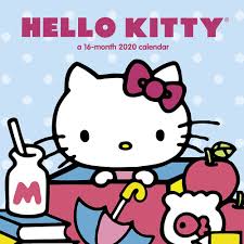 Blank hello kitty colouring hello kitty printable calendar calendar template 2018. 2021 Sanrio Hello Kitty Mix Characters Table Calendar With Stickers New Free Other Sanrio Chsalon Collectibles