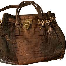 Retour facile et gratuit, livraison en 48h et paiements sécurisés. Sac A Main En Cuir Michael Kors Marron 9876274