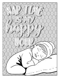 Show your kids a fun way to learn the abcs with alphabet printables they can color. Baby 6 Coloring Pages For Adults 1 Printable Coloring Page Etsy