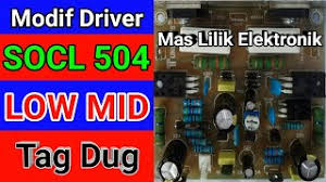 Cara modif driver socl 504 menjadi karakter middlekomponen yang perlu di ganti:1:transistor sebelumnya mje 340 di ganti tip 41.2:reristor 330om dua watt di g. Inilah Perbedaan Socl 504 Dengan Super Ocl 500 Watt Biasa