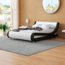 Some extra functional king size platform beds have extra drawers and shelves to provide space for. Lighted Headboard Platform Beds You Ll Love In 2021 Wayfair