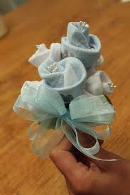 How To Baby Sock Corsage Baby Sock Corsage Baby Shower Corsage Baby Shower Coursage