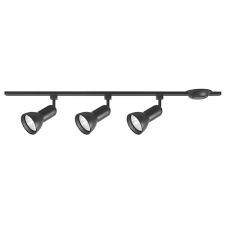 Hampton Bay 3 Light 44 In Black R30 Par30 Large Step Linear Track Lig Decohub Home Outlet Store