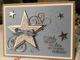 Stern Und Wirbel Weihnachtskarten Basteln Weihnachten Karten Weihnachtskarten