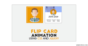 Card Flip Animation Using Css And Jquery Flipping Profile Cards