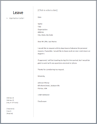 Leave Application Letter Application Letters Lettering Download Application Letter Sample