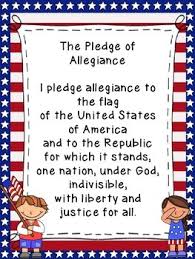 Do you recite the pledge of allegiance in your homeschool? Pledge Of Allegiance Printable Poster Worksheets Tpt