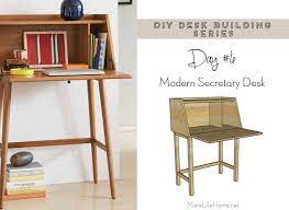 We are knocking out another highly requested vid today. Diy Desk Series 6 Modern Secretary Desk Diy Desk Plans Modern Secretary Desk Woodworking Desk Plans