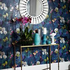 Check spelling or type a new query. Arthouse Pindorama Floral Leaf Navy Wallpaper 690101