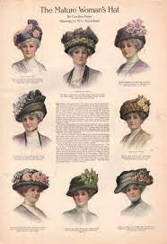 Women S Titanic Fashion Second And Third Class Victorian Hats Edwardian Hat Tea Party Hats