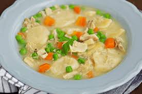 Now we're gonna stir in one tablespoon of flour. Paula Deen Chicken And Dumplings Insanely Good