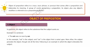 Use the comma to separate the phrase from the independent clause. Object Of Preposition The Easiest Way To Get 7esl